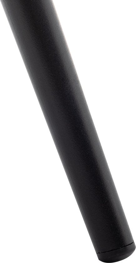 Furnihaus Chaise de salle à manger Leon Microfibre Anthracite Lot de 2