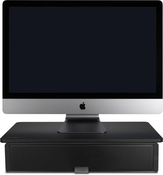 Kensington UVStand™ Support pour moniteur avec compartiment de stérilisation UVC/tiroir de rangement - Noir