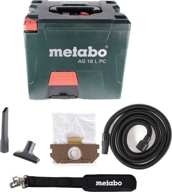 Metabo AS 18 L PC Li-Ion aspirateur de chantier sans fil - Classe L - 7,5L