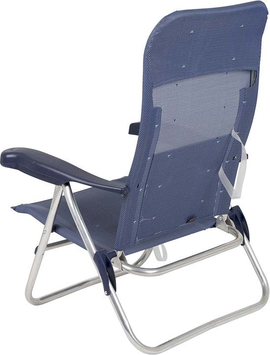 Crespo - Chaise de plage - AL/205 - Bleu foncé