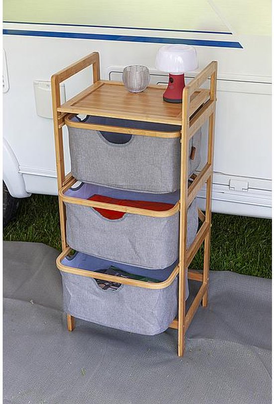 Bo-Camp - Urban Outdoor - Armoire - Selsdon - Paniers extensibles