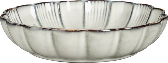 Mica Decorations Bol Corfu - H5 x Ø18,5 cm - Céramique - Gris