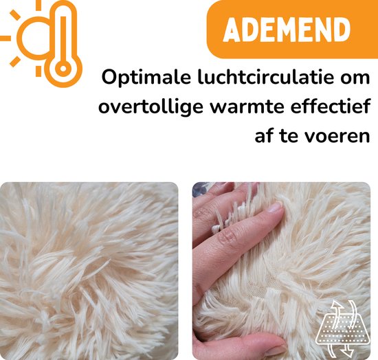 By Cee Cee - Dog Rug Bench Original - Dog Rug Bench - Dog Basket - Premium - Fully Unzipable - Beige - Size M - 90x90