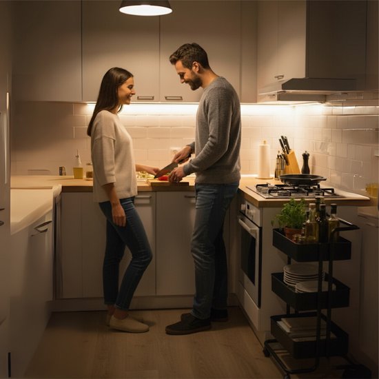 Chariot de cuisine à roulettes - 3 étages - Chariot de cuisine - Chariot de service - Armoire - Chariot - Rangement - Armoires de douche sur pied - Rack - Noir - Luft