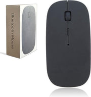 K&L Wireless Mouse - Souris sans fil Bluetooth pour ordinateur portable - Silencieuse - Rechargeable - Noir