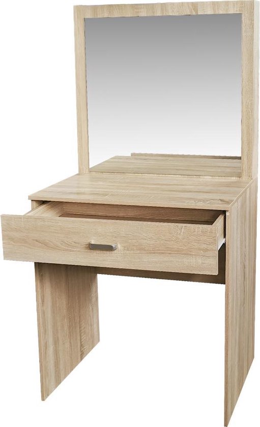 Coiffeuse VDD - bureau de maquillage - marron clair