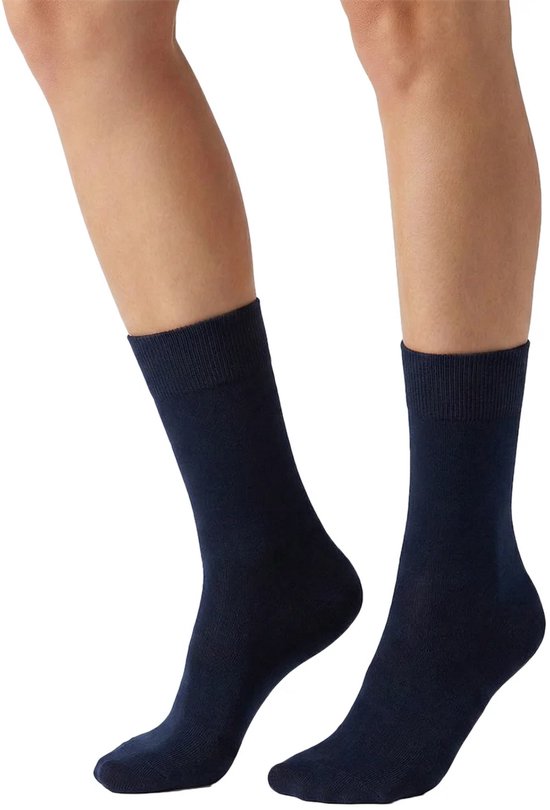 2 paires de chaussettes en bambou - hautes - Chaussettes hautes en bambou pour femmes et hommes - 42 - Gris