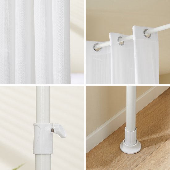 SoBuy Rideau télescopique KLS12-W