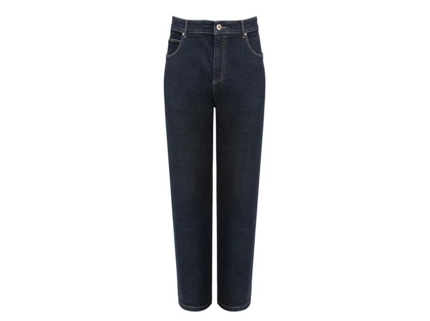 Milanoro - Pantalon Jeans Denim - L31 / L30 - Noir Bleu - Coupe droite avec jambes droites - Modèle intemporel à 5 poches - Confort optimal