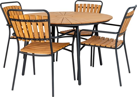 Table à manger en teck naturel - 2-4 personnes - House Nordic