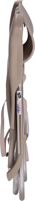 Crespo - Chaise de plage - AL/205 - Compact - Gris clair