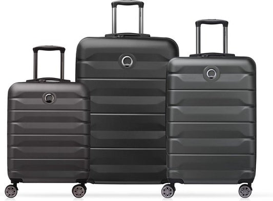 DELSEY PARIS Air Armour 4DR Set trolley extensible Noir Noir 55cm