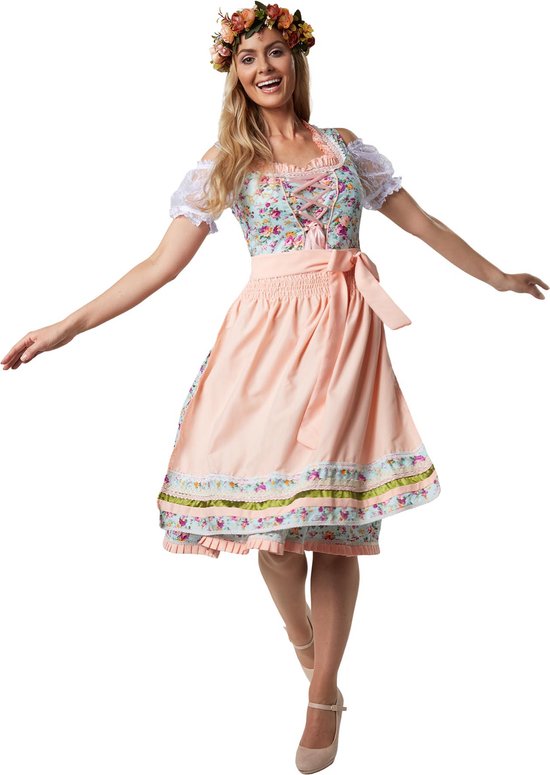 Dressforfun Midi-Dirndl Erding modèle 2 XL - Robe fantaisie costume halloween robe de soirée robe carnaval costume carnaval robe de soirée - 304638