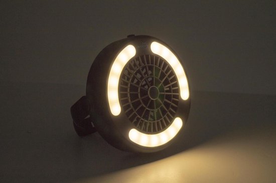 Bo-Camp - Ventilateur/lampe suspendue - 110 Lumen
