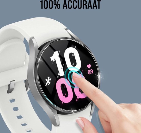 Protection d'écran pour Samsung Galaxy Watch 4 / 5 / 6 / 7 / 8 - 44mm Screen Protector - 4 Pieces - Podec