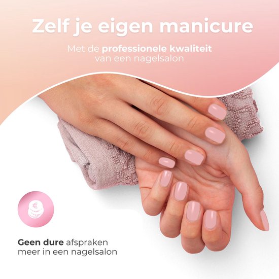 Moods Gellac 6-Piece Set - Gel Nail Polish Starter Pack - Gel Nail Polish - 8ML - Soft Petals - Gellac - Nails - Chic Colours