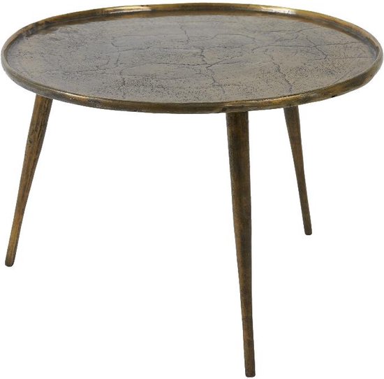 Light & Living Table d'appoint Babina - Bronze antique - Ø59cm - Industriel,Luxe