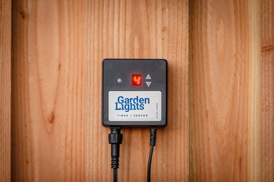 Interrupteur crépusculaire pour lampes de jardin avec minuterie 12v 150 W Noir
