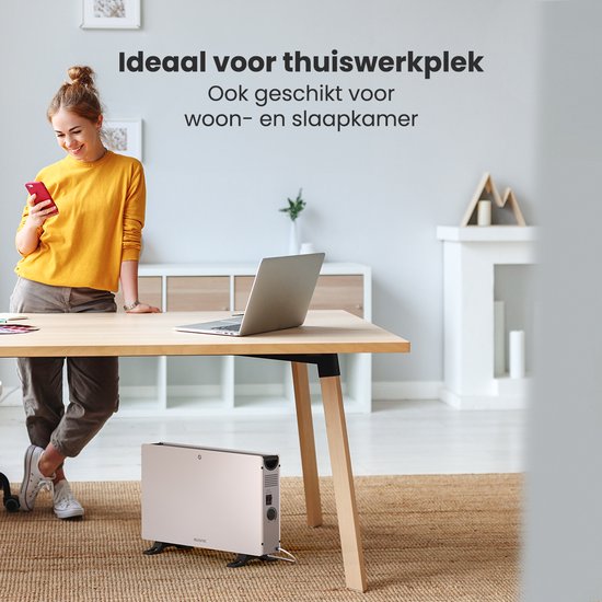 Auronic Convecteur - 2000W - Chauffage électrique - Chambre, Salon ou Maison - Chauffage - Blanc