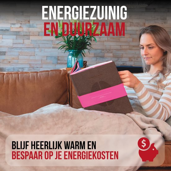 DistinQ Couverture électrique XXL 180x160 cm - Couverture enveloppante pour 2 personnes - 160Watt - Arrêt automatique - Protection contre la surchauffe - 9 niveaux - Couverture chauffante - Beige Efficace sur le plan énergétique -