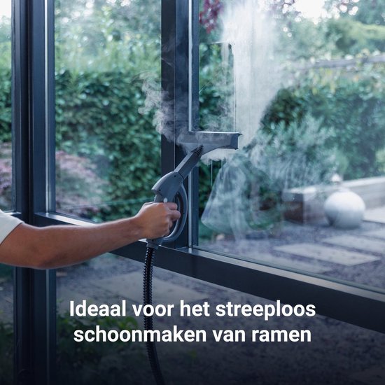 Techweise - TS1 Nettoyeur vapeur (21 accessoires) - 1500W, 45 min de vapeur, 3.6 Bar de pression, 100°C - 40 x 28.2 x 33.5 cm - Plastique/métal - Gris/Noir