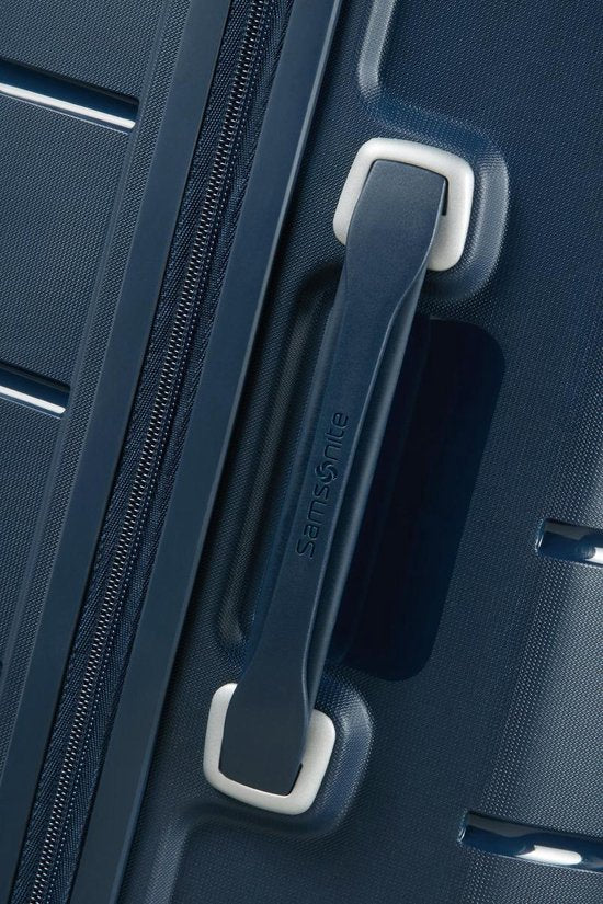 Valise cabine - Samsonite Flux - avec Extension - Polypropylène - Bleu Marine