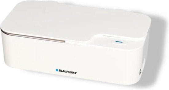 Blaupunkt Nettoyeur à ultrasons, 450 ml, 15 W, 48 kHz, blanc, pour un nettoyage précis des bijoux, lunettes, pièces de monnaie, clés,...