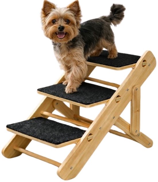 Ceruzo Marchepied et passerelle pour chien - réglable - pliable - 34-40 cm