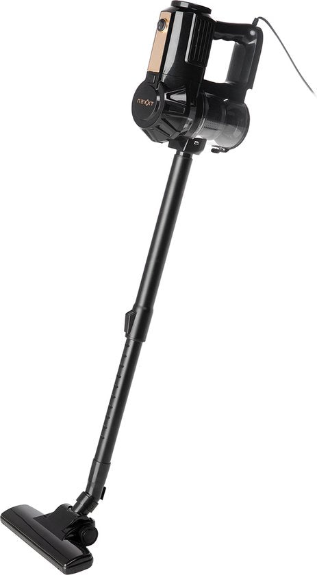 Nexxt 3-in-1 Aspirateur filaire avec manche télescopique et aspirateur à main - Aspirateur à manche extensible avec technologie cyclonique - Filtre HEPA - 600 watts