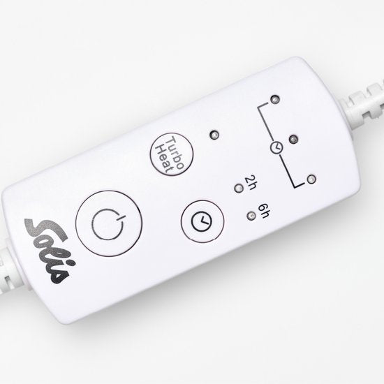 Solis Turbo Heat Plate Warmer - Réchauffage rapide - Meilleur goût - Facilement lavable - Fonction minuterie - Rouge/Anthracite