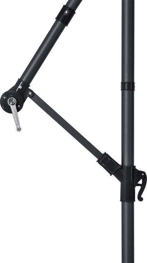 Parasol Brésil - 3m - Gris foncé