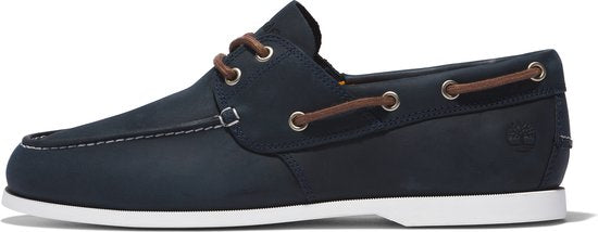 Timberland Cedar Bay Boat Shoe - Chaussures de bateau classiques pour hommes en cuir bleu TB0A288M-019 - Taille EU 46 US 12
