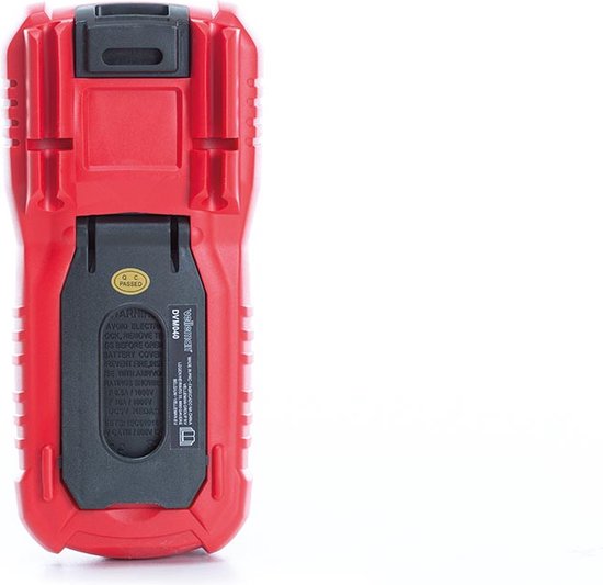 Velleman Multimètre numérique, mémorisation des données, détection de tension sans contact, avec fonction REL, convient pour mesurer le courant CA/CC, la tension CA/CC, la résistance, la fréquence, la température, la continuité, y compris les cordons de m