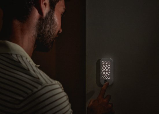 Yale - Clavier - Avec bouton de panique - Clavier éclairé - Portée de 1 km