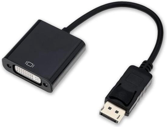 Garpex® Adaptateur Displayport vers DVI-I - DP vers DVI - Adaptateur DP vers DVI - Convertisseur Full HD 1080P