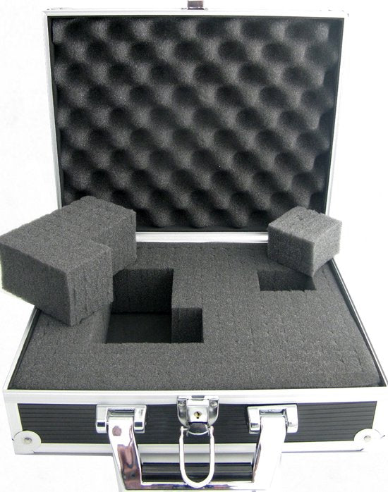 Mallette multifonctionnelle pour l'électronique avec grille en mousse pour les équipements précieux et sensibles 40 x 30 x 11 cm