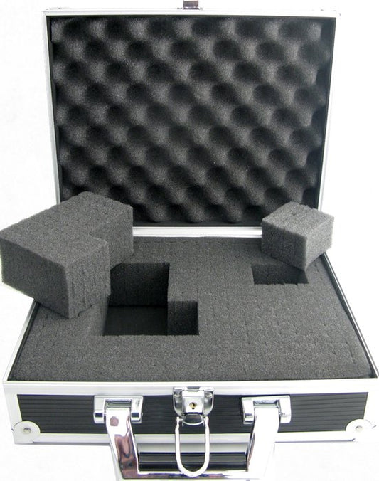Mallette multifonctionnelle pour l'électronique avec grille en mousse pour les équipements précieux et sensibles 40 x 30 x 11 cm