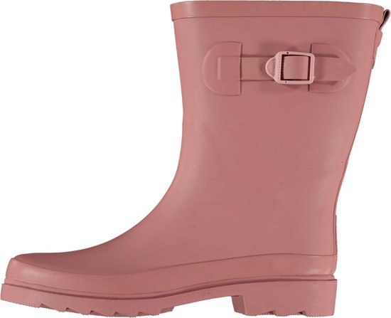 Xq Footwear Bottes de pluie à lanières en caoutchouc rose pour femmes - Bottes - 39