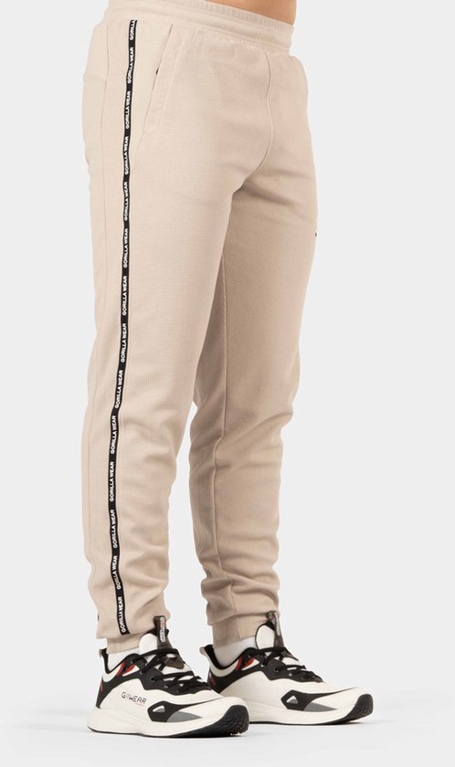 Gorilla Wear Harvey Pantalon d'entraînement - Beige - M