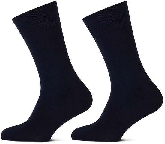 2 paires de chaussettes en bambou - hautes - Chaussettes hautes en bambou pour femmes et hommes - 42 - Gris