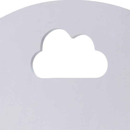 KidCollection Chaise enfant - 32 x 32 x 50 cm - Blanc