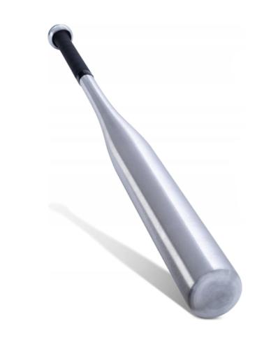 HELDENWERK - Batte de baseball - Aluminium - Argent - 79 cm - Avec poignée antidérapante et sac de transport - Légère et robuste - Idéale pour l'entraînement et l'autodéfense