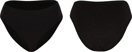 Bamboo Elements - Size XXL - Menstrual Underwear - Slip - Black - Period Underwear - Menstrual Brief - Menstrual Underpants - Underwear Ladies Briefs