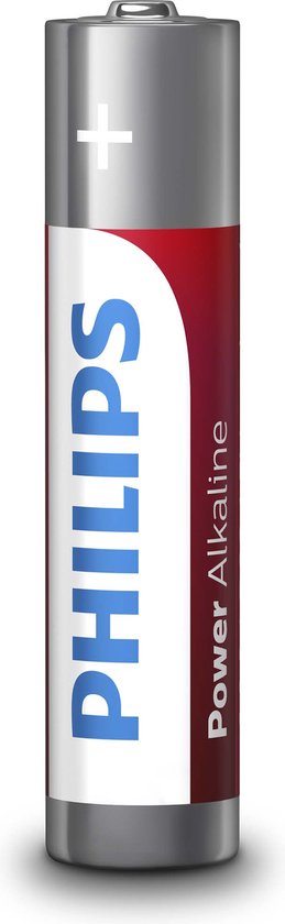 Piles Philips Power Alkaline - AA - 12 pièces