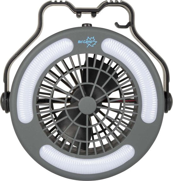 Bo-Camp - Ventilateur/lampe suspendue - 110 Lumen