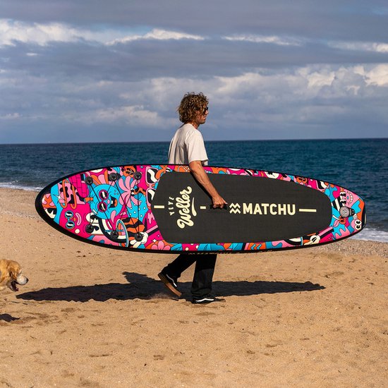 Matchu Sports - SUP board - Designed by Yeye Weller - Limited ART collection - Stand up paddle board - 320x81x15 - Inflatable - Premium quality