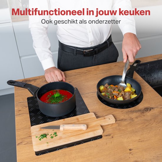 AoraKitchen Protège-induction - 6 pièces - jusqu'à 280 °C - Maniques - Protège maniques - Protège maniques