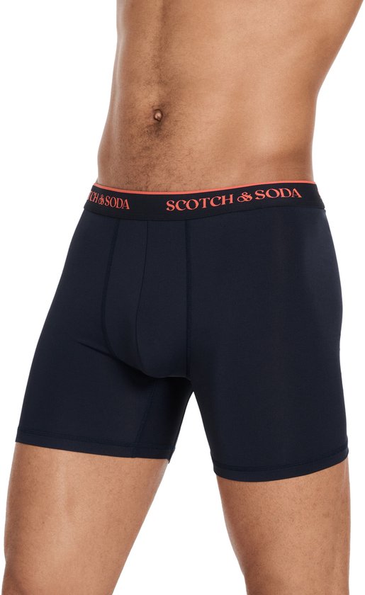 Scotch & Soda Active Stretch Boxer Shorts - Hommes - Lot de 3 - Performance Fit - Multi Size S