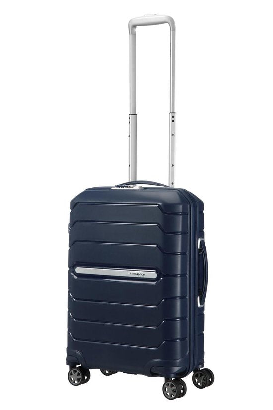Valise cabine - Samsonite Flux - avec Extension - Polypropylène - Bleu Marine