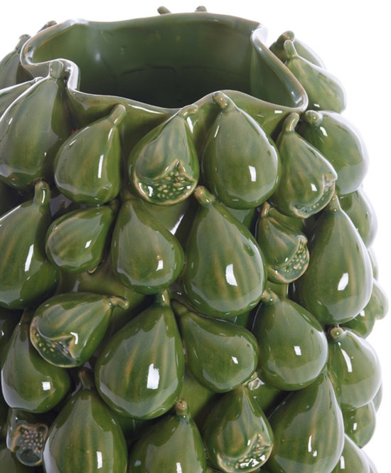 Light & Living Vase Natalia Céramique, 47cm de haut - Vert foncé